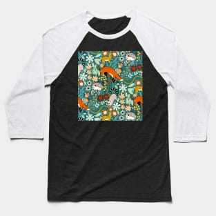 Woodland Pattern Baseball T-Shirt